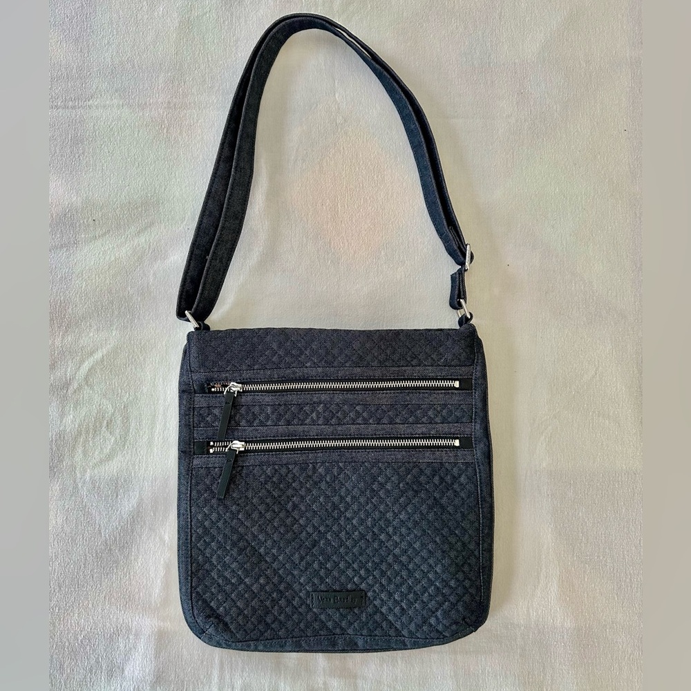 NWOT Vera Bradley Denim Shoulder Bag